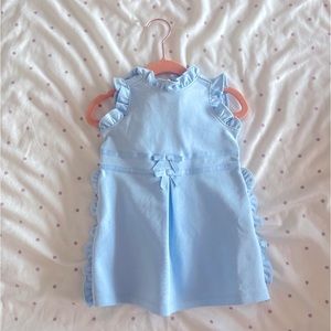 Janie and Jack 6 - 12 months Light Sky Blue Summer Dress casual or formal NWT